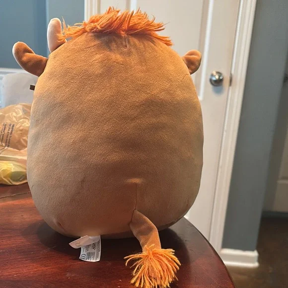 Squishmallows Quinick the Brown Cow 10" preloved - Picture 2 of 3